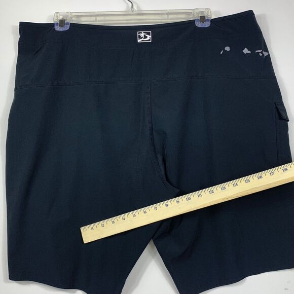 Honolua Mens 42 Boardshorts Black Swimming Bathing Suit Summer Sport Casual - Picture 7 of 10